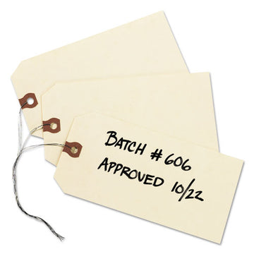 Avery® Double Wired Shipping Tags, 11.5 Pt. Stock, 6.25 X 3.13, Manila, 1,000-box freeshipping - TVN Wholesale